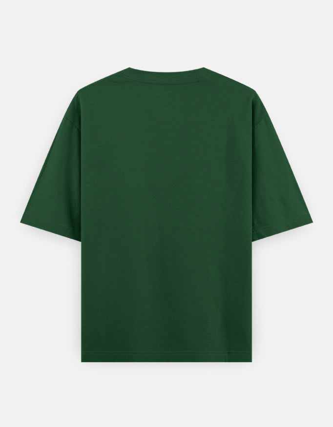 Premium Cotton Tee – Bottle Green