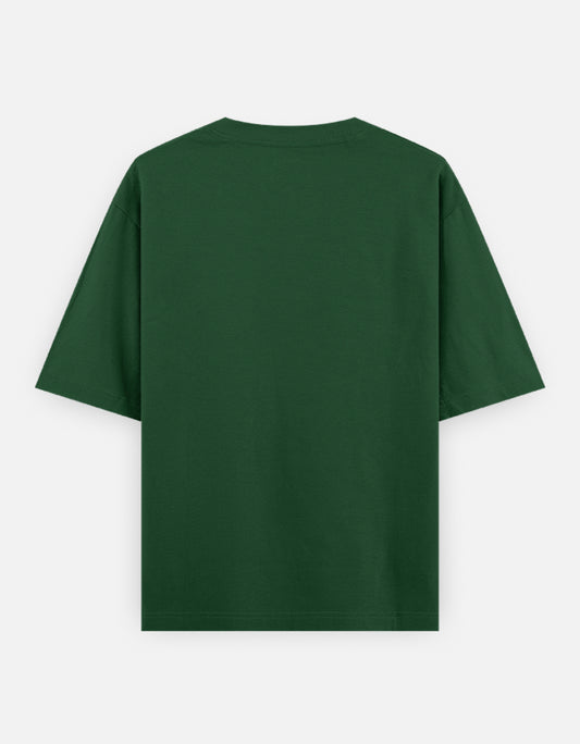 Premium Cotton Tee – Bottle Green